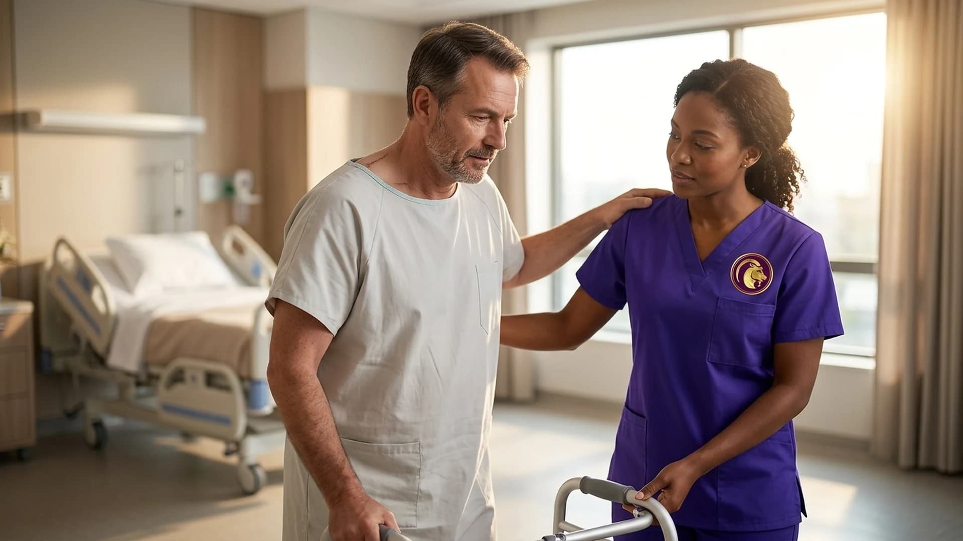 Post-spinal fusion and discectomy recovery protocol guided by an Aries PhysioCare rehabilitation specialist.